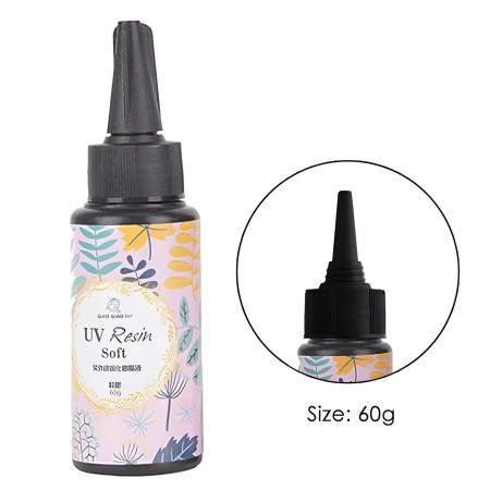 Υγρό γυαλί - Ρητίνη UV Soft type (Μαλακή) 60ml